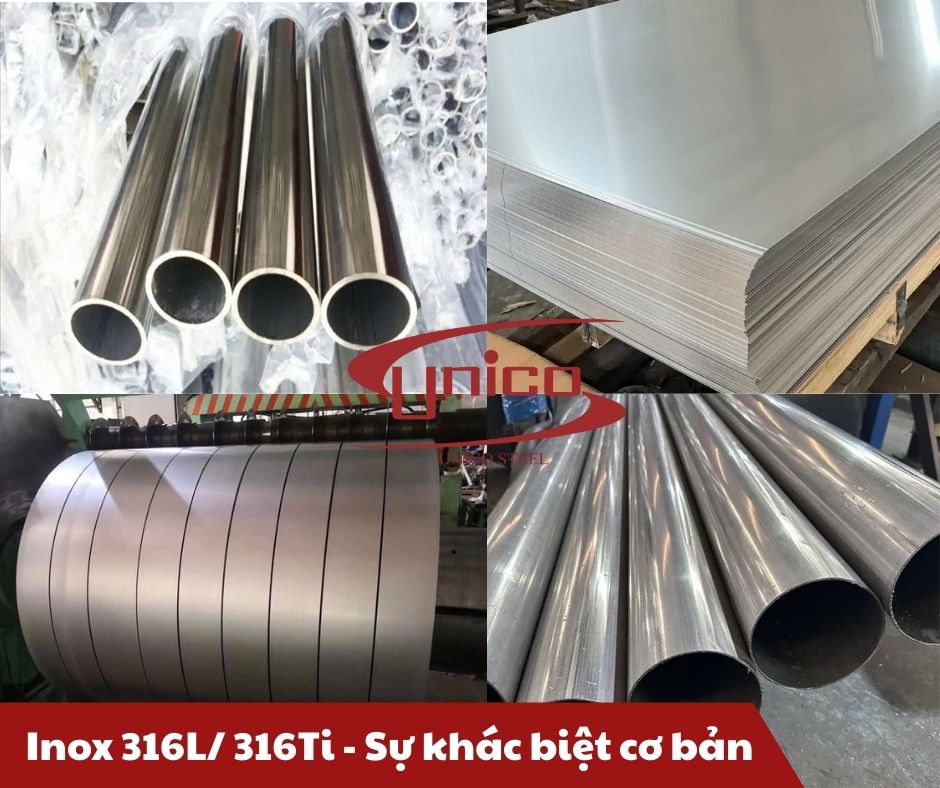 Inox 316L và 316Ti: Sự khác biệt cơ bản